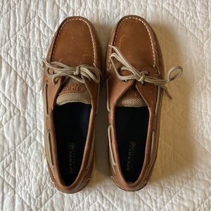 Women’s Sperry topsiders leather size 8 good condition